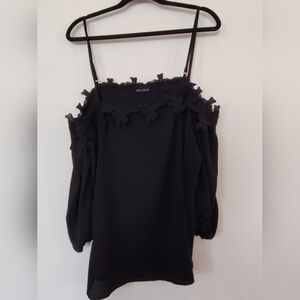 Zenobia off shoulder lace top blouse